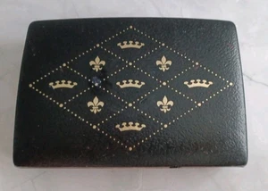 Vintage Farrington Jewellery Case Black Faux Leather Made in Canada - Picture 1 of 8