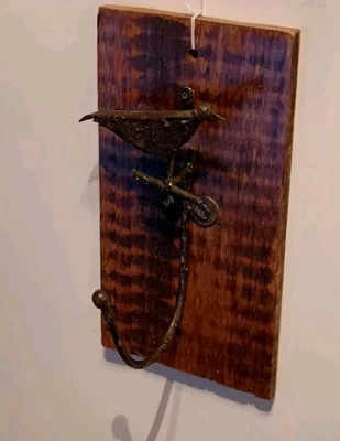 Bird Wall Hook Towel Holder Wall Mount or Hang Retro ~  Primitive Rustic Charm  Foto 1 de 4