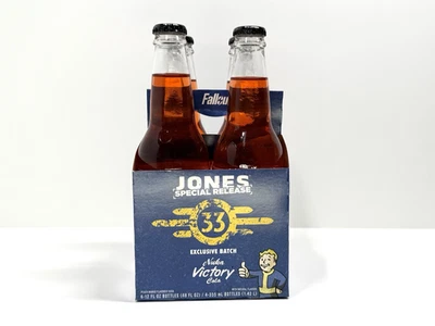 Fallout Nuka-Cola Edition Jones Soda Special Release Victory 4 Pack Bottle Set - Image 1 of 4
