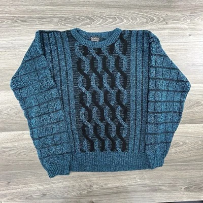 Suéter Vintage New Era Adulto Extra Grande Arte Abuelo Grunge Abstracto Años 90 EE. UU. Foto 1 de 4