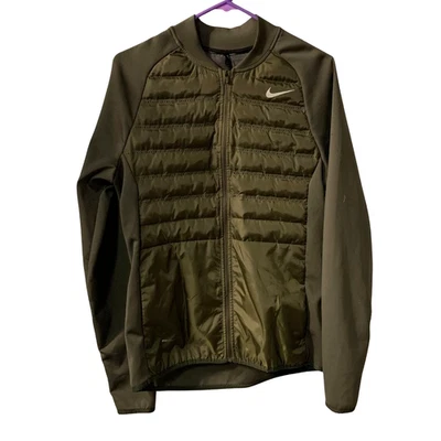 Chaqueta Nike Golf Para Hombres Aeroloft HyperAdapt Talla S Verde Ligera Cálida 801889 Foto 1 de 4