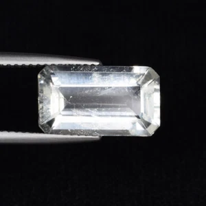 4.68 ct TOP LUSTROUS COLORLESS - NATURAL BERYL (MORGANITE) Octagon - See Vdo 4C - Picture 1 of 2
