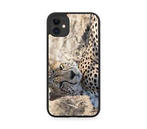 Cheetah Laying Down Rubber Phone Case Lying Chilling Cheetahs Picture Face H924