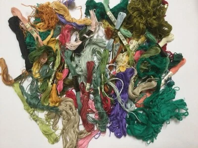 Big Lot of DMC Partially Used Multicolored Cotton Embroidery Floss - Image 1 of 4