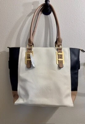 Apt. Bolso 9 Paige Blanco, Negro y Marrón - ¡Nuevo con etiqueta! Foto 1 de 4