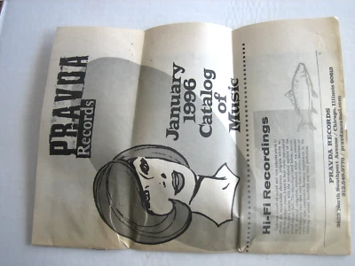 PRAVDA Records Catalog 1998 indie label Chicago alternative Punk Rock Metal RARE - Image 1 of 4