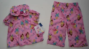 Infant Girls Disney 3 Princess Brand 2 Piece Pajama Set Size 12 Months - Picture 1 of 5