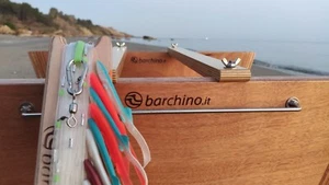 Barchino Divergente Completo Di Tutto Scannetto Traina Da Riva In Okumè Marino - Foto 1 di 8