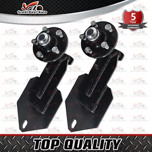 SHIPPING CONTAINER WHEELS (PAIR) WITH HUB (for Ford Stud Pattern) - Picture 1 of 11
