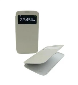 Custodia per Samsung Galaxy S4 I9500 protezione flip cover s view bianco - Foto 1 di 1