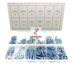 New 347pc NUT BOLT SCREW AND WASHER ASSORTMENT - Picture 1 of 2