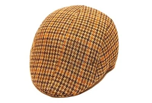 Men's Flat Cap Gatsby Tweed Hat Ivy Cap Ideal for all Seasons Heritage Style Hat - Picture 1 of 5