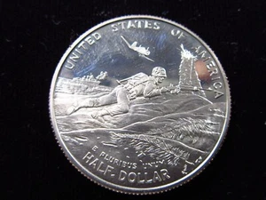 USA $1/2 Dollar 1993 P Proof World War II 50th Anniversary US America a - Picture 1 of 6