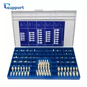 NEW POLYCARBONATE TEMPORARY DENTAL CROWNS BOX KIT 360 PCS W/ CROWN MOLD GUIDES - Picture 1 of 5