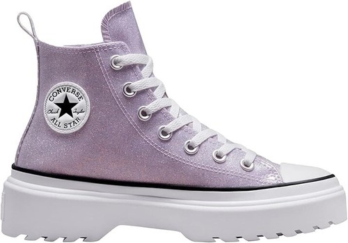 Converse Sneakers Donna Chuck Taylor All Star Lugged Vapor Violet Sparkle 5.5
