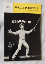 George M  Playbill  - Palace  Theatre  1968 with 2 Ticket Stubs