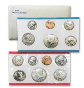 1980 US Mint Set P & D (13 Pcs) in original US Mint envelope - Picture 1 of 1