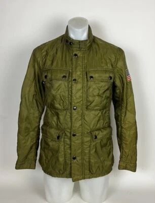 Chaqueta Ralph Lauren Denim Supply Acolchada Bombardero Utilidad Militar Bandera de EE. UU. TALLA S Foto 1 de 4