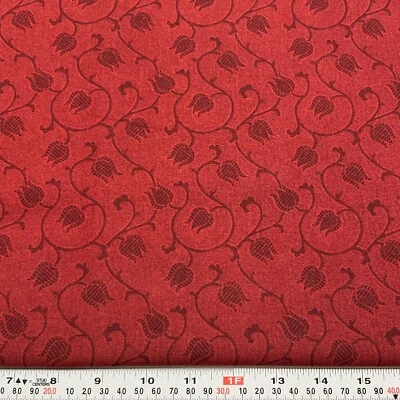 Tulip Festival by Jackie Robinson for Benartex Brick Cotton Remnant 15" x 43" - Image 1 of 2