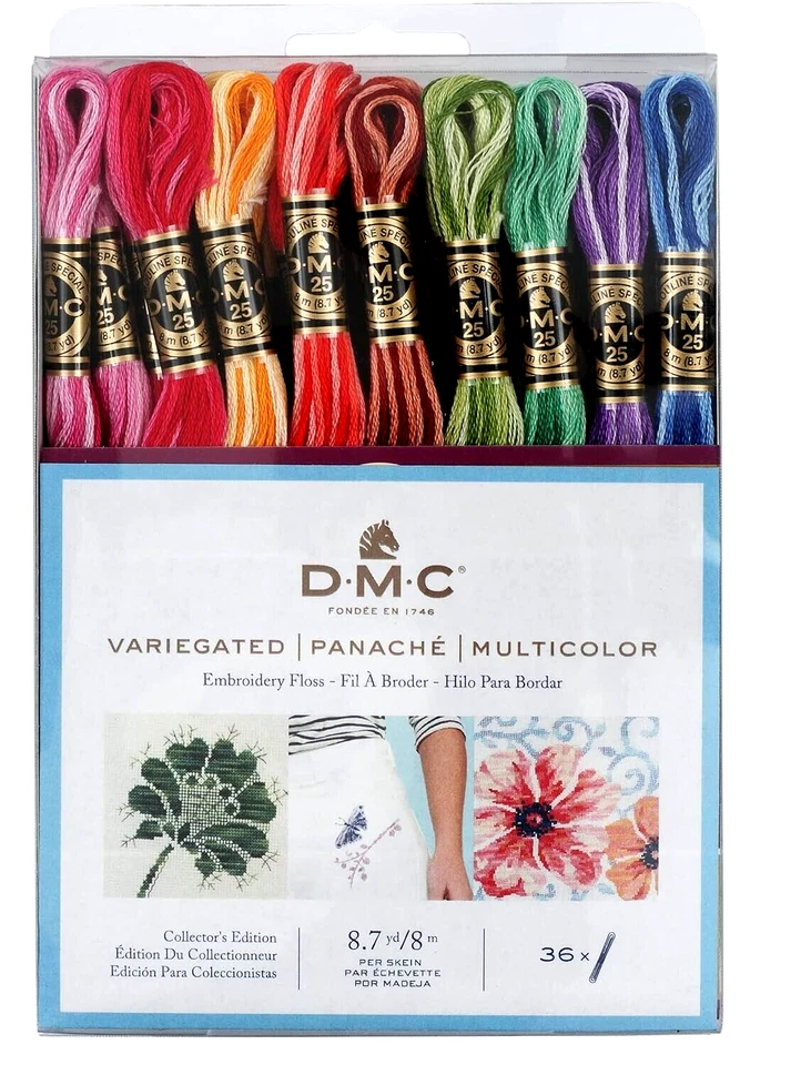 DMC VARIEGATED Embroidery Floss 36 Skeins #117F25PK36 - Image 1 of 1