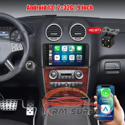 fit for Carplay For Mercedes Benz ML GL 2005-2011 Android Car Stereo Radio GPS Foto 1 de 4