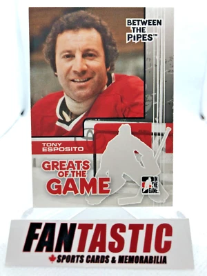 Tony Esposito #89 2008-09 In The Game Between The Pipes ITG NHL Hockey Card - Image 1 of 2