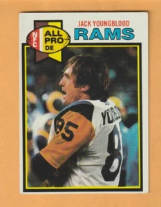 Jack Youngblood Los Angeles Rams 1979 Topps #180 HOF Monticello Florida Gators - Picture 1 of 2