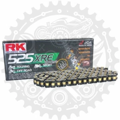 RK XW-Ring Chain Black 525 XRE 104 For Kawasaki W 650 C - Image 1 of 4