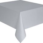 Plastic Table Cloth Disposable Wipe Clean Party Tablecloth Covers Rectangle UK