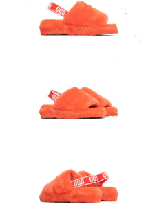 UGG Fluff Yeah Slide Red Currant Slipper Sandal Women's US sizes 5-12/NEW!!