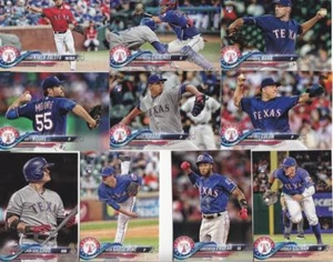 2018 TOPPS Update TEXAS RANGERS team set (10 cards) JURADO, GUZMAN RC - Picture 1 of 1