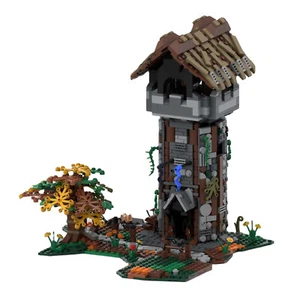 MOC: Medieval Watchtower in the Woods for Modular Castle 1232 Pieces DIY - Picture 1 of 5