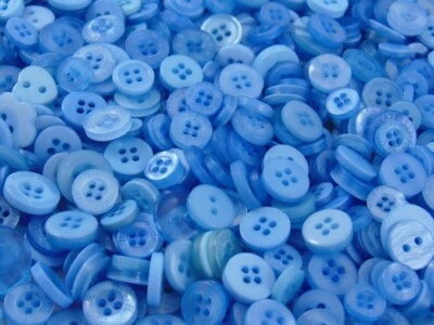 Sky Buttons, 4 Hole Button for Shirts, Sewing, Knitting , Tailoring Material - Image 1 of 3