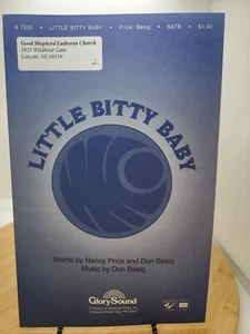 Little Bitty Baby - Religious Christmas Sheet Music - SATB - GlorySound - Picture 1 of 2