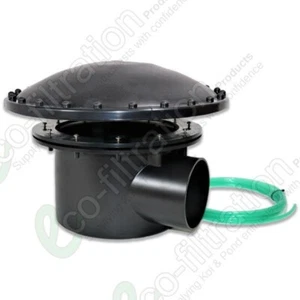 110MM/4"" UNTERER ABFLUSS GUMMI LUFTDIFFUSOR KOI FISCHTEICHPUMPE FILTER TANKROHR  - Bild 1 von 3