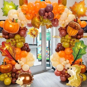 Fall Balloons Arch Garland Kit for Thanksgiving Decorations 143 Pcs Thanksgiv... - Picture 1 of 6