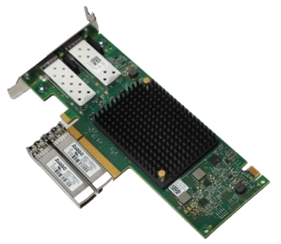 DELL EMULEX LPE35002 32GB Fibre канала HBA низкий профиль w SFPs 4VDY3 PD89Y - Изображение 1 из 3