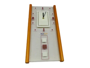 WALL CLOCK - 480mm (18.3/4") x 230mm (9") battery operated kitchen hall lounge - Picture 1 of 1