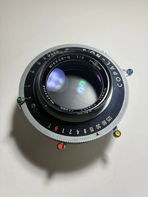 Nikkor Q 450mm F9 Lens with Copal #3 Shutter - Good Condition, Bargain Price - Image 1 of 4
