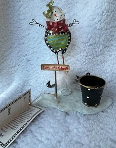 OUT OF MY MIND DESIGNS by PERI WOLTJE for SILVESTRI®️~ "LET IT SNOW" SNOWPERSON - Picture 1 of 10