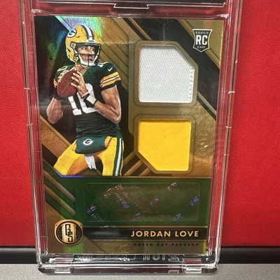 2020 Panini Gold Standard - Rookie Jersey Autographs Double Jordan Love /22  - Image 1 of 4