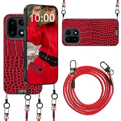 Genuine Leather Magnetic Case for OnePlus with Detachable Leather Strap - Image 1 of 4