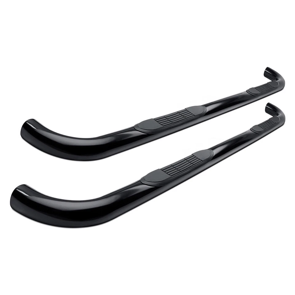 For Ford F-150 Heritage 04 SteelCraft 212420 3" Cab Length Black Round Side Bars Foto 1 de 4