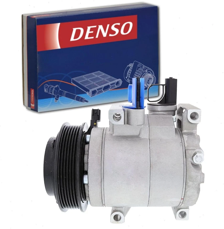 Compresor de aire acondicionado con embrague DENSO 471-6077 para Jeep Wrangler 2012-2017 Foto 1 de 1