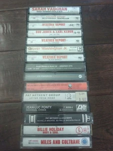Jazz Cassette Lot Rare Miles Davis John Coltrane Weather Report Pat Methany 8:30 - Picture 1 of 3