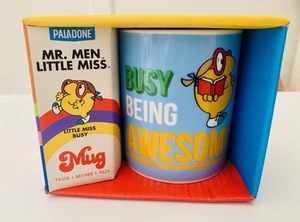 Mr Men LITTLE MISS BUSY Mug You’re Awesome End Of Term Teacher Gift PALADONE - Picture 1 of 8