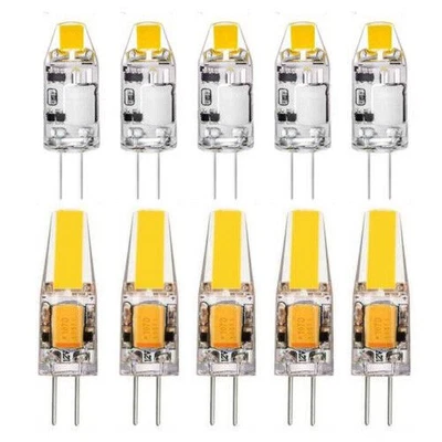 1-10X G4 LED bulb 3W 6W Warm White COB 12V capsule Lamp Dimmable High Quality - Image 1 of 4
