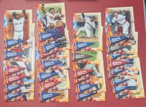 Inserto aggiornamento Topps 2024 Starter Set 29/50 Autumn Tales Griffey Fisk David Ortiz - Foto 1 di 1