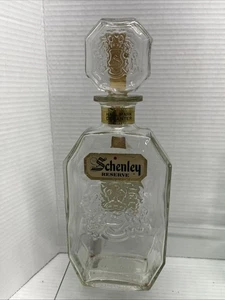 Hermoso tapón de vidrio botella jarra Schenley Reserve Hallmark 11,25" altura - Imagen 1 de 11