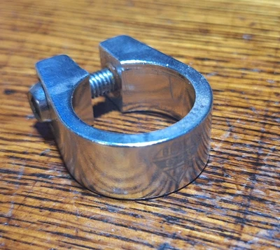 Abrazadera de asiento Black Ops plateada 22,2 mm (S&M, Odyssey, GT, Dyno) Foto 1 de 4